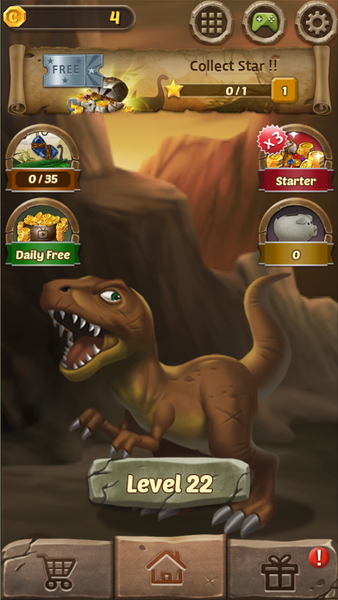 Jewels Dino Age: Match۳ Puzzle - عکس بازی موبایلی اندروید
