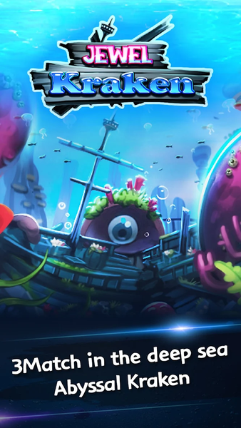 Jewel Kraken: Match 3 Blast - Gameplay image of android game