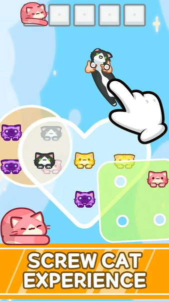 Screw Cat: Cat Puzzle - عکس بازی موبایلی اندروید