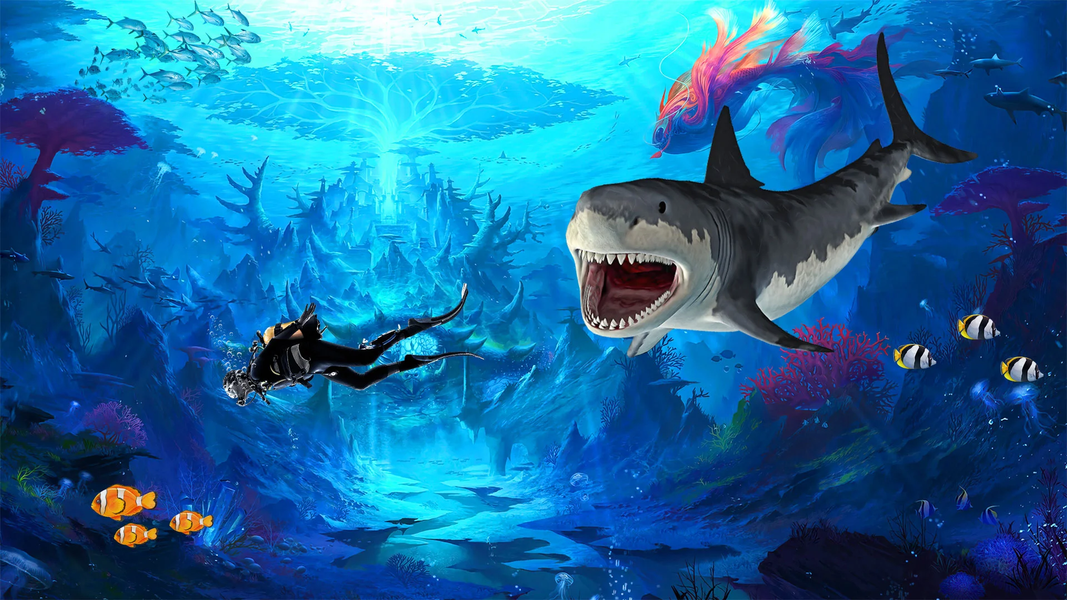 Angry Shark Games: Game ۲۰۲۴ - عکس بازی موبایلی اندروید