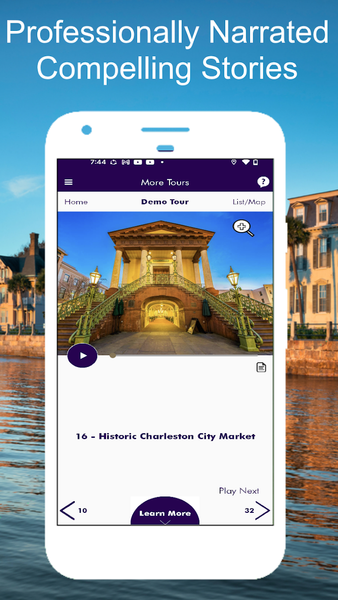 Charleston GPS Audio Guide - عکس برنامه موبایلی اندروید