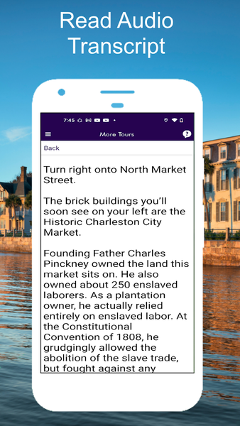 Charleston GPS Audio Guide - عکس برنامه موبایلی اندروید
