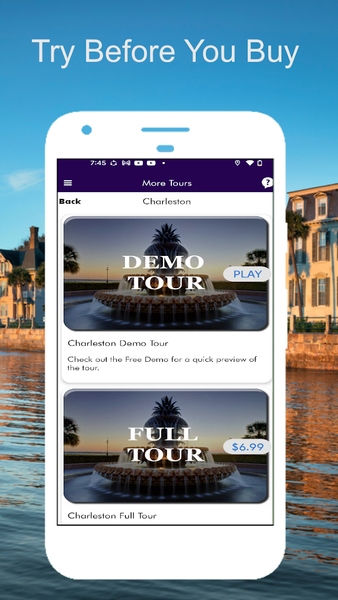Charleston GPS Audio Guide - عکس برنامه موبایلی اندروید