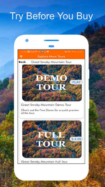 Great Smoky Mountains NP Guide - Image screenshot of android app