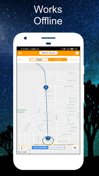 Joshua Tree GPS Audio Tour - عکس برنامه موبایلی اندروید
