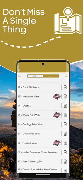 Mount Lemmon Audio Tour Guide - Image screenshot of android app