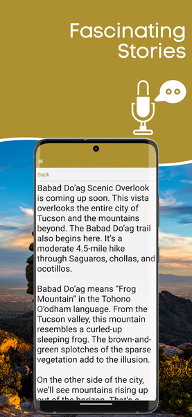 Mount Lemmon Audio Tour Guide - Image screenshot of android app