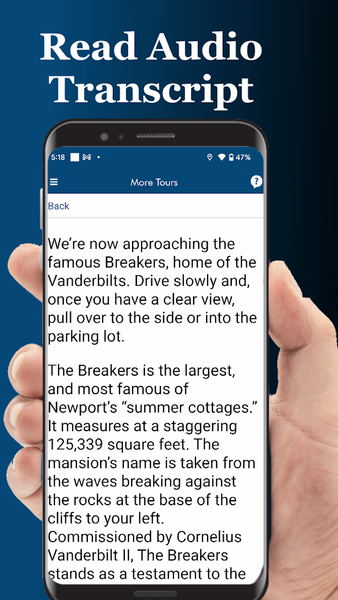 Newport, RI: GPS Driving Guide - Image screenshot of android app
