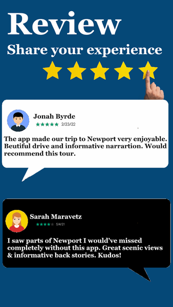 Newport, RI: GPS Driving Guide - Image screenshot of android app