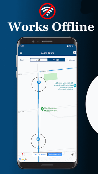 Newport, RI: GPS Driving Guide - Image screenshot of android app