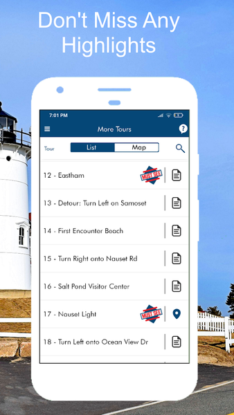 Cape Cod GPS Audio Tour Guide - Image screenshot of android app