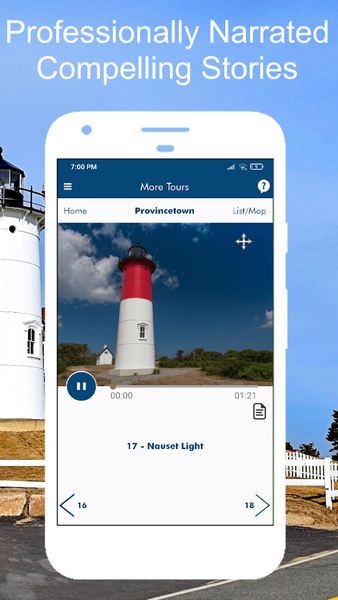Cape Cod GPS Audio Tour Guide - Image screenshot of android app