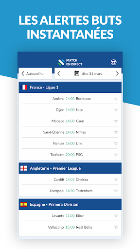 Match en Direct - Live Score - عکس برنامه موبایلی اندروید