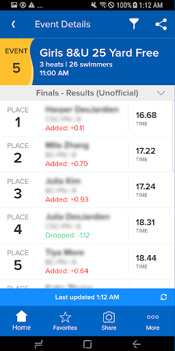 Meet Mobile: Swim - Image screenshot of android app