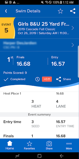 Meet Mobile: Swim - Image screenshot of android app