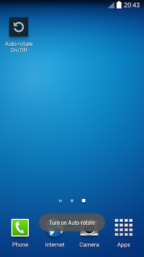Auto-rotate On/Off - Image screenshot of android app