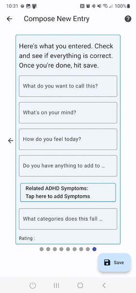 ADHD Journal - عکس برنامه موبایلی اندروید