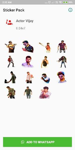 Vijay - Stickers for WhatsApp - Image screenshot of android app