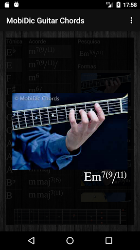 Mobidic Guitar Chords - Image screenshot of android app