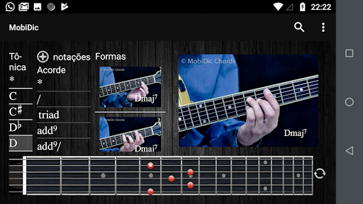 Mobidic Guitar Chords - Image screenshot of android app