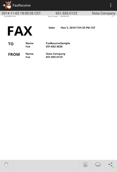 FaxReceive - receive fax phone - عکس برنامه موبایلی اندروید