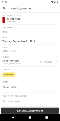 Acuity Scheduling - عکس برنامه موبایلی اندروید