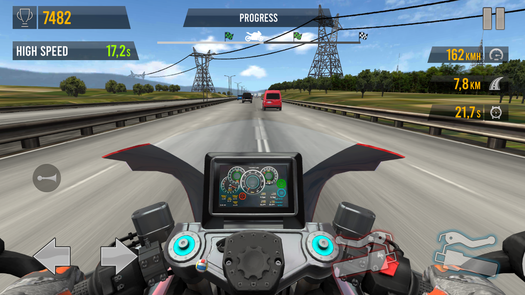 Traffic City Rider: Moto Rush - عکس بازی موبایلی اندروید