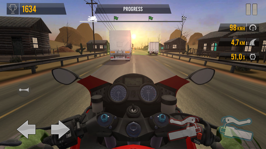 Traffic City Rider: Moto Rush - عکس بازی موبایلی اندروید