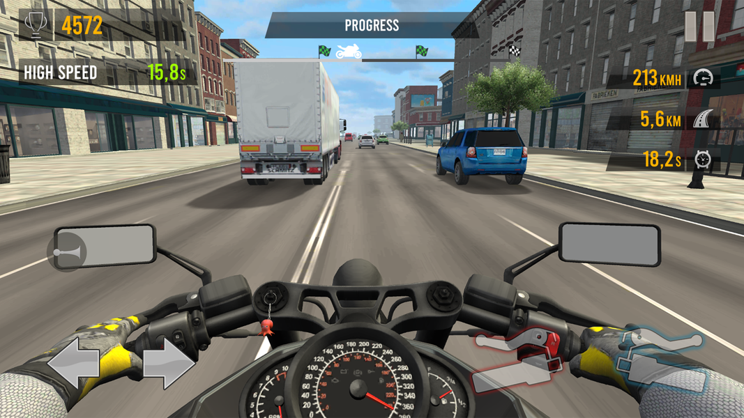 Traffic City Rider: Moto Rush - عکس بازی موبایلی اندروید