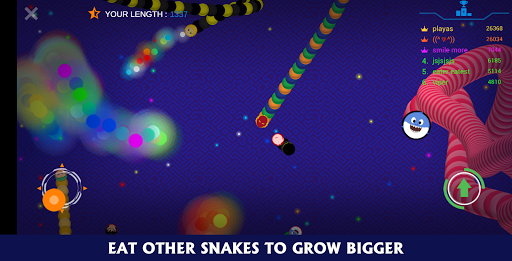 Slithering Worm - Masked Duels - Gameplay image of android game