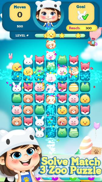 Animal Maching Puzzle Zoo Game - عکس بازی موبایلی اندروید