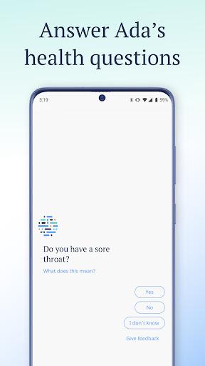 Ada – check your health - عکس برنامه موبایلی اندروید