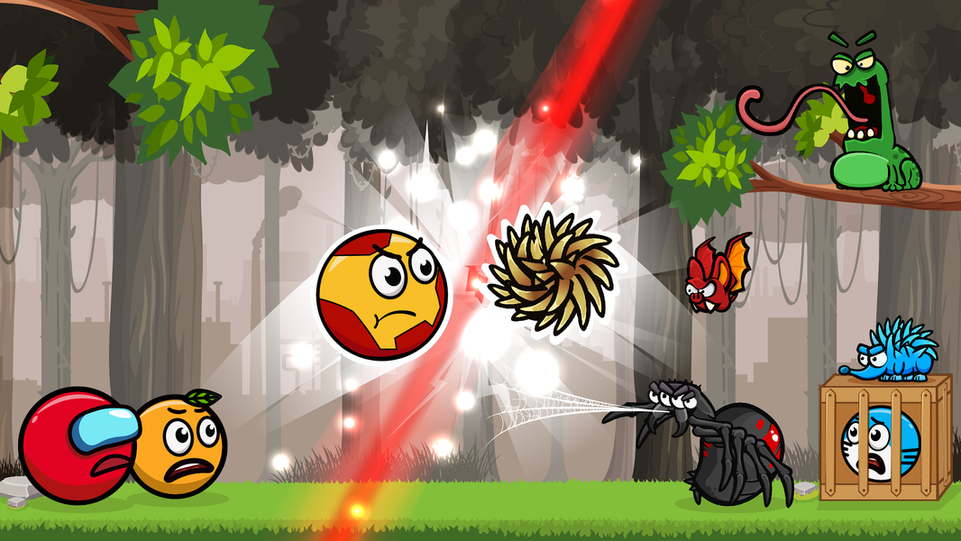 Super Hero Ball: Roller Ball ۴ - عکس بازی موبایلی اندروید