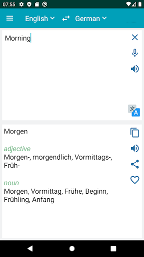 Translate - Image screenshot of android app