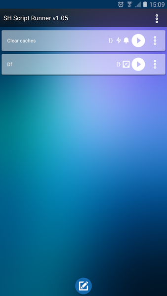 SH Script Runner - Image screenshot of android app