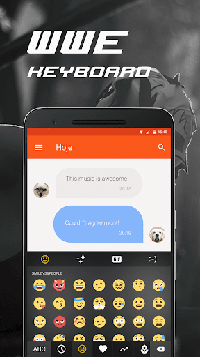 Keyboard Theme for WWE - Image screenshot of android app