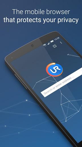 UR (beta) - The browser focused on your privacy - Image screenshot of android app