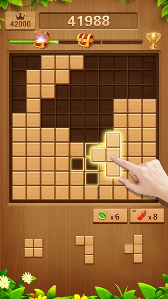 Wood Block Puzzle Addictive - عکس بازی موبایلی اندروید