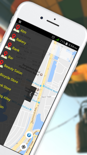 Find Near Places Around Me - عکس برنامه موبایلی اندروید