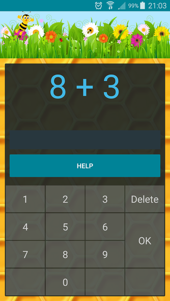 Addition Table - Image screenshot of android app