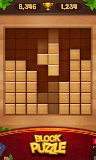 Wood Block Puzzle – چورچین چوبی - Gameplay image of android game