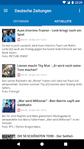 Deutsche Nachrichten | Zeitung - عکس برنامه موبایلی اندروید