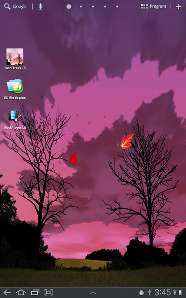 Twin Trees - Live Wallpaper - Image screenshot of android app