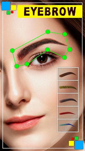Eyebrow Makeup Photo - Image screenshot of android app
