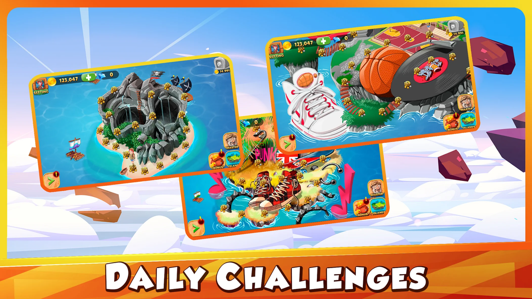 Solitaire Tripeaks Lost Worlds - Gameplay image of android game