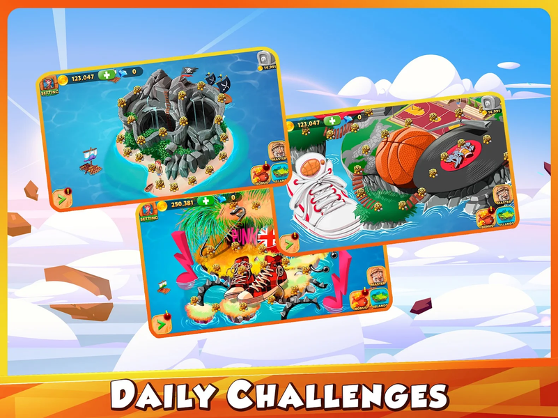 Solitaire Tripeaks Lost Worlds - Gameplay image of android game