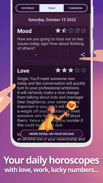 Sagittarius Horoscope & Astro - Image screenshot of android app