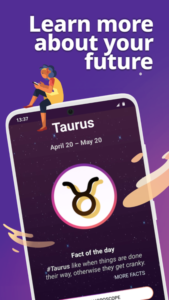 Taurus Horoscope & Astrology - Image screenshot of android app