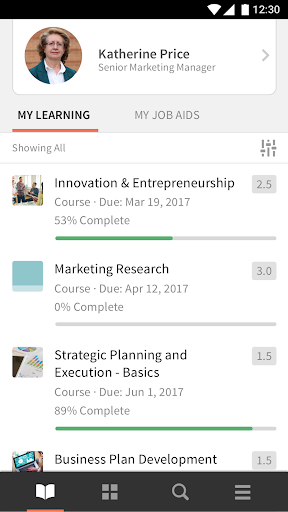 Adobe Learning Manager - Image screenshot of android app