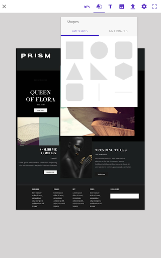 Adobe Comp - Image screenshot of android app